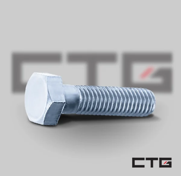 Tornillo hexagonal Grado 2 A307 Galvanizado